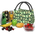 thumbnail image 3 of Disketp Avocado Heart Bolsa Térmica Estampada, Bolsa Térmica Aislante para Almuerzo, Playa y Campamento, 3 of 6