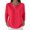 Red, variant on Breezora Henley Button Through Sweatshirt Women Long Sleeve Casual Lounge Top Lightweight Knit Layering Piece L Size Beige