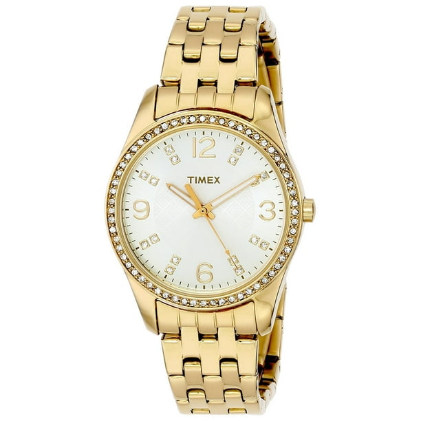 Timex Classic GoldTone Ladies Watch T2P388