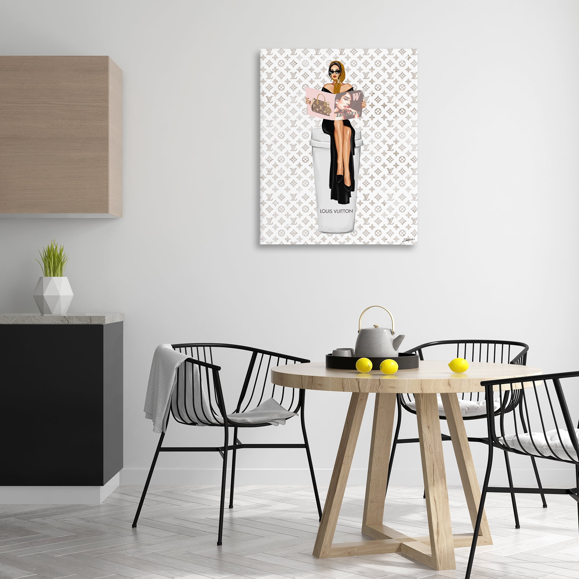 Stupell Industries High Fashion Woman Beauty & Fashion Painting Gallery Wrapped Canvas Art Print Wall Art, 30 x 40