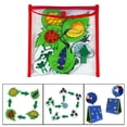 thumbnail image 3 of Tablero de fieltro preescolar, figuras de actividades Montessori para jardín de infantes, regalos , rojo01, 3 of 8