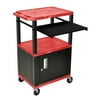 Luxor H.Wilson 42 inch Heigh Red Open Shelf Presentation Stand