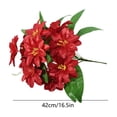 thumbnail image 3 of Horivan Artificial Passion Flower Stems Silk Floral Arrangements Realistic Bouquet with 12 Heads for Home Decor Wedding Centerpiece Vase Fillers Long Lasting Fake Flowers, 3 of 6