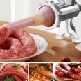 thumbnail image 4 of Shoreew Meat Grinder Stainless Steel Blade Manual Mincer 3-in-1 Sausage Maker Low Noise Operation Kitchen Meat Grinder, 4 of 7