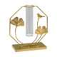 thumbnail image 2 of Metal Ginkgo hoja marco hidropónico florero tubo planta Gloria Jarrón hidropónico, 2 of 9