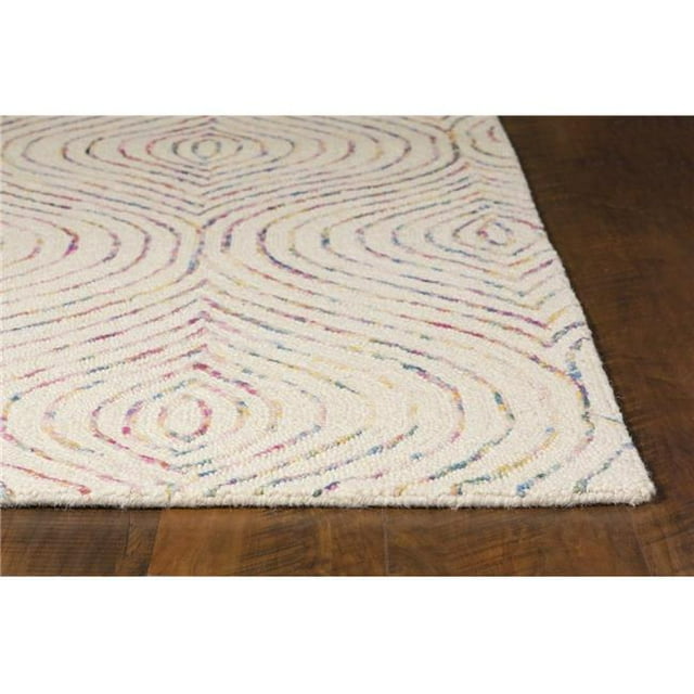 HomeRoots 353368 27 x 45 in. Wool Ivory Area Rug