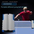 thumbnail image 5 of Reemplazo de red de tenis de mesa retráctil, red de ping pong y poste de tenis de mesa, red de estante, bloque de red portátil para el hogar al aire libre, 5 of 5