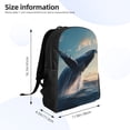 thumbnail image 4 of Balery Dancing Whale Mochila - Mochila Estilosa y Duradera para Laptop de 15 Pulgadas con Tela Oxford Impermeable, 4 of 8