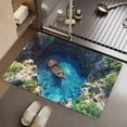 thumbnail image 5 of Lunxisen 2 Pcs Doormat Outdoor Welcome 3D Visual Optical Illusion Entryway Rug Non Slip, Washable Entrance Rugs Mat Indoor Door Mats for Kitchen, Bathroom Front Porch Home Decor(60*40cm), 5 of 8