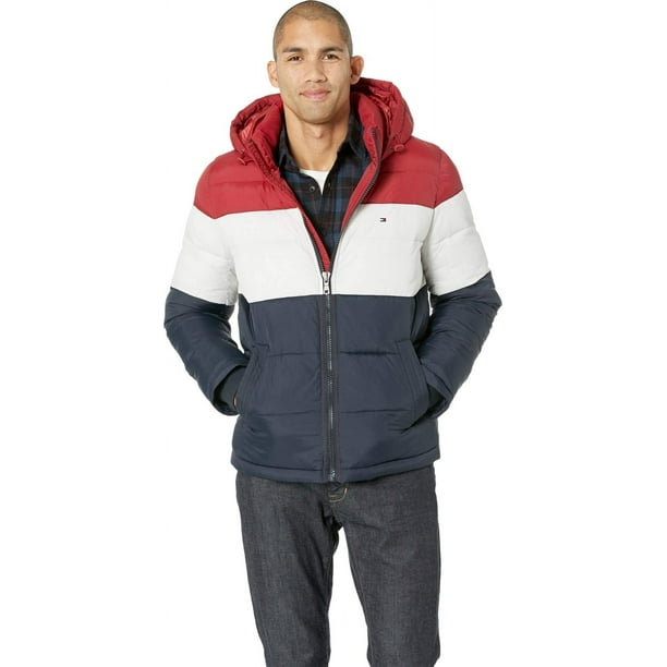 Chaqueta Tommy Hilfiger con capucha y plumas acolchadas para hombre