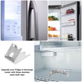 thumbnail image 7 of HONMEET 14-Piece Stainless Steel Refrigerator Shelf Clips and Brackets, Freezer Support Buckles Replacement for Kitchen Fridge, 7 of 7