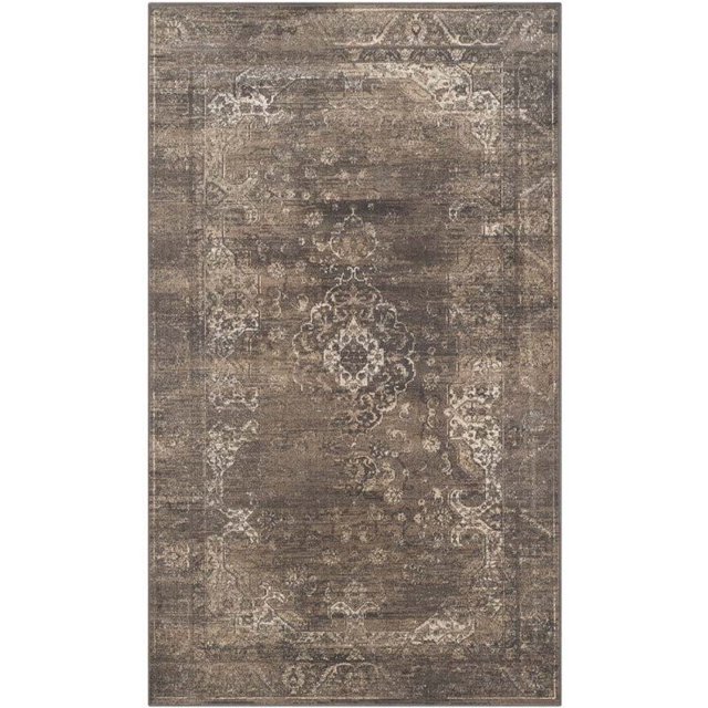 Safavieh Vintage Soft Anthracite Traditional Rug - 7.7" x 10.0"