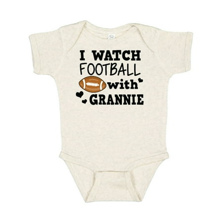

Inktastic I Watch Football with My Grannie Gift Baby Boy Bodysuit