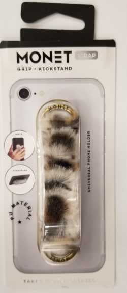 Monet Fur Strap - Leopard