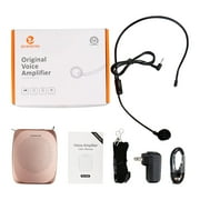Zoweetek Voice Amplifier Portable Personal Mini with Wired Microphone for Teachers Meeting Yoga Fitness and Classroom