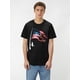 thumbnail image 1 of American USA Flag Fishing Pole Premium T-Shirt funny Men’s Short Sleeve Graphic T-shirt Collection black Tee For Adult, Men, Women, Teen, Teenager, Adolescent,Youth, 1 of 6