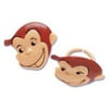 Curious George Cupcake Rings, Approx. 1.5", Food Safe (24 CT)
