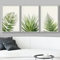thumbnail image 3 of wall26 Framed Canvas Print Wall Art Set Tropical Island Jungle Plant Collage Nature Floral Digital Art Modern Art Rustic Botanical Relax/Calm for Living Room, Bedroom, Office - 16"x24"x3 WH, 3 of 5
