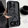 thumbnail image 3 of Mr. Football-funda de teléfono C-cR7-R-Ronaldos, carcasa trasera de TPU suave con correa de mano para IPhone 16, 15, 14, 13, 12, 11 Pro Max, Mini, XR, XS Plus, 3 of 5