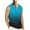 Blue, variant on ZCFZJW Big and Tall Regular Fit Workout Tank Tops for Men Casual Tie Dye Gradient Print Summer Sleeveless V Neck Graphic Muscle T-Shirts Black S
