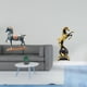 thumbnail image 2 of Figura de caballo, escultura de animal de resina, estatua coleccionable, figura decorativa de escritorio, material resistente y ecológico, adecuada pa, 2 of 8
