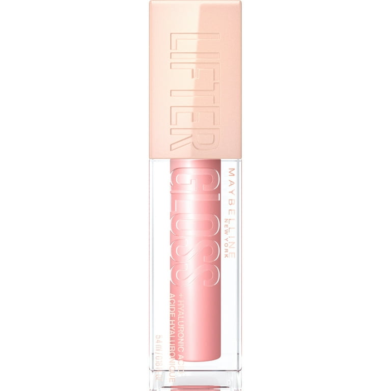Maybelline Lifter Gloss Lip Gloss Makeup with Hyaluronic Acid, Reef