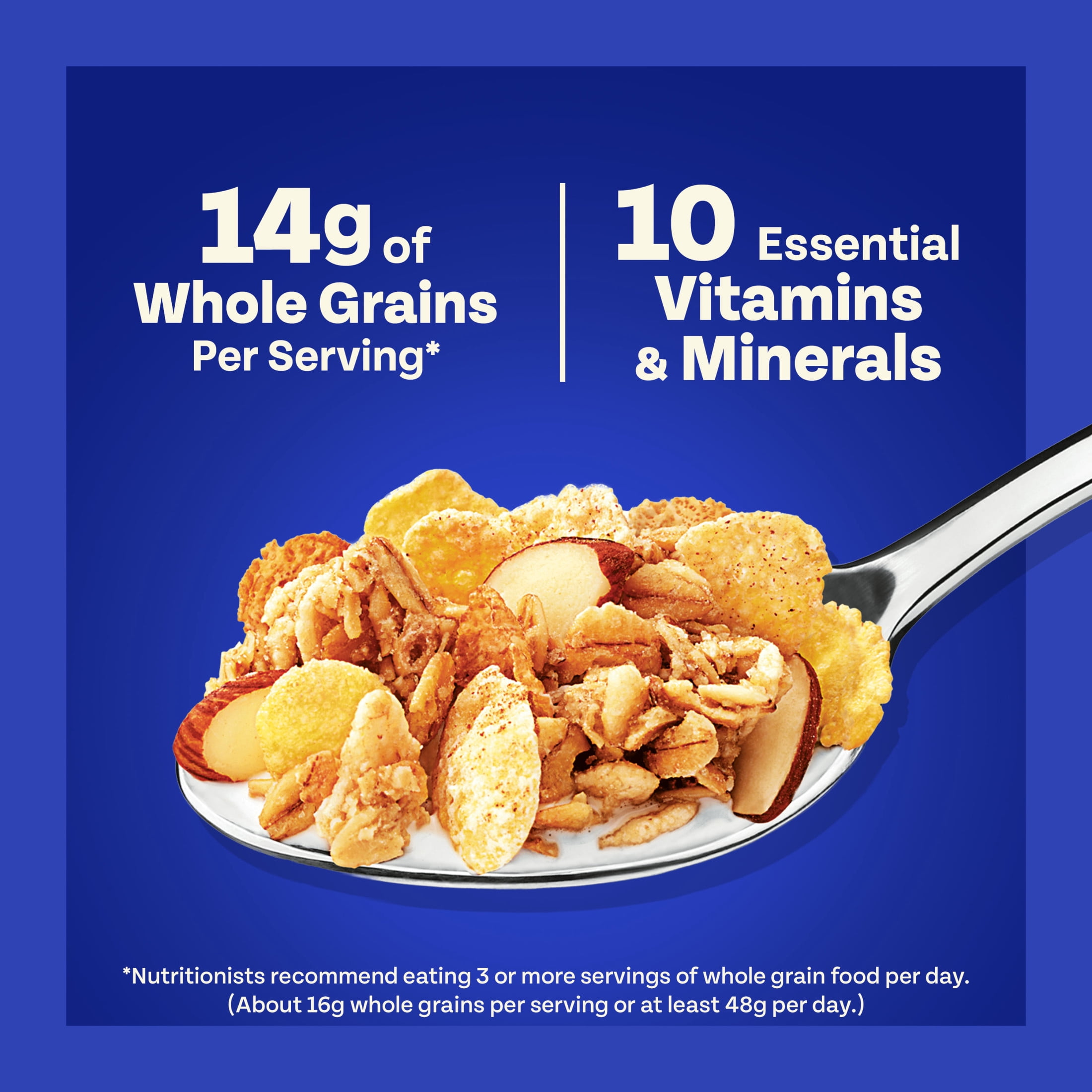 (12 pack) Honey Bunches of Oats with Almonds Almond Breakfast Cereal, Family Size 28 oz Box