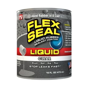 Flex Seal Liquid Rubber Sealant Coating, 16 oz, Clear