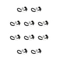 thumbnail image 2 of Qarigey Hair Bands Alta elasticidad Estilo simple Elástico Ajustable Decorativo Cola de caballo Anillo Plata sin costuras Type1 NO1 Qarigey CBP234350, 2 of 6