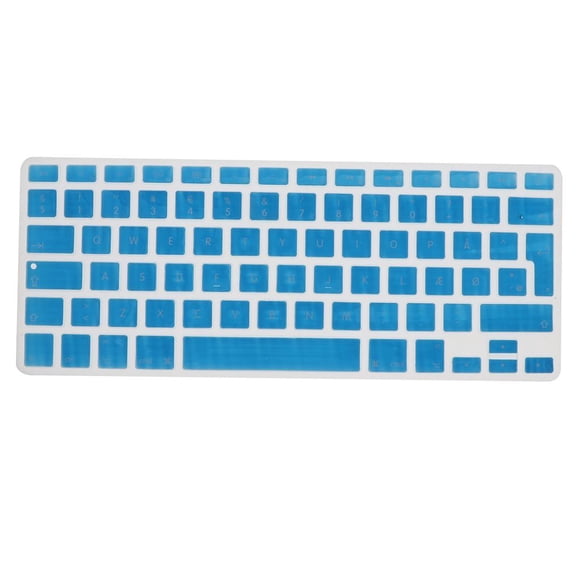Piel de Silicona Antipolvo para Español para de 13,3 Pulgadas azul claro
