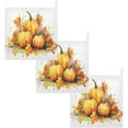 thumbnail image 6 of Coolnut 5 PCS Watercolor Pumpkin Baby Muslin Washcloths, Autumn Leaves Face Towel Burp Cloths Ultrasoft Absorbent Cotton Bath Wipes Towels for Newborn Boys Girls, 6 of 6