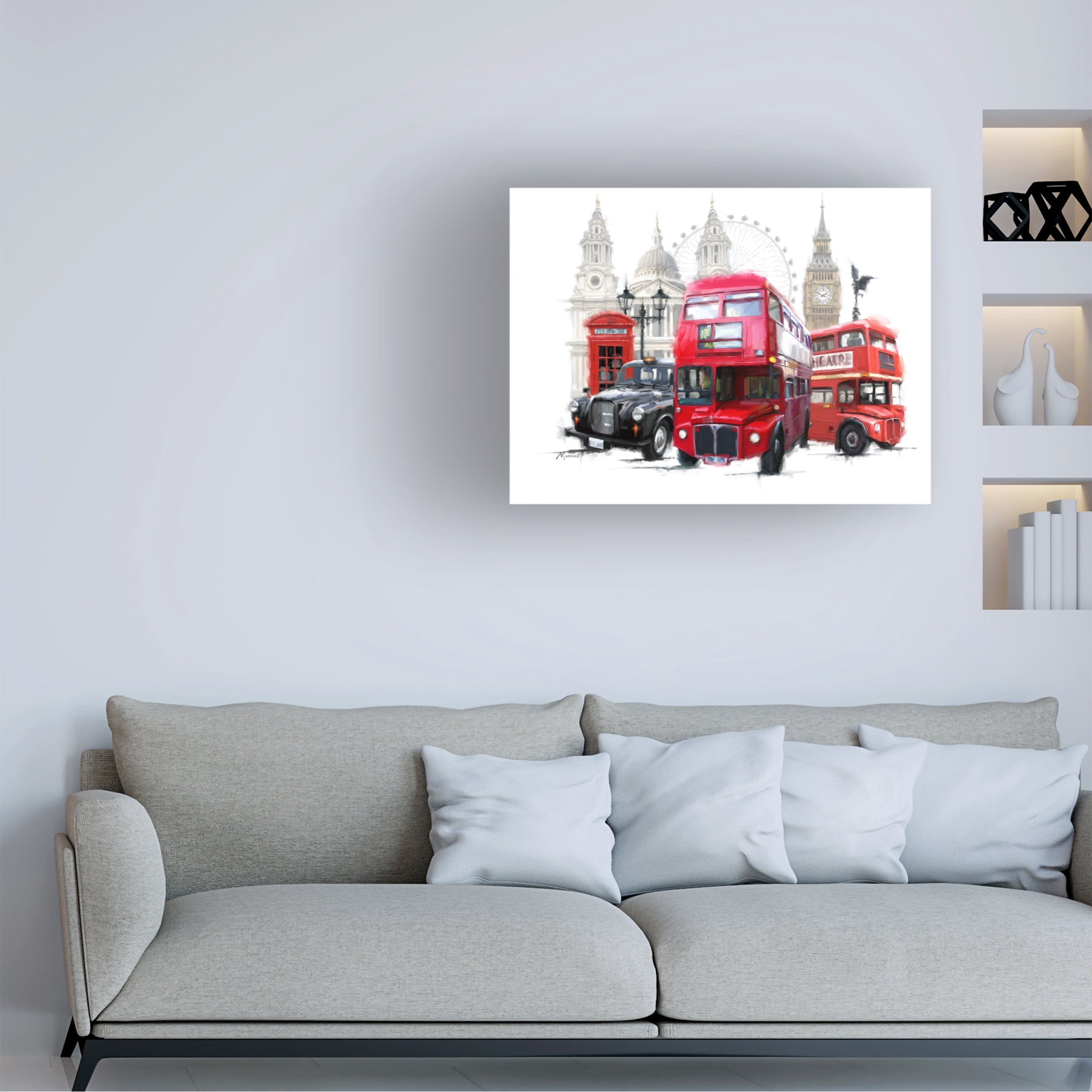 The Macneil Studio 'London Transport' Canvas Art