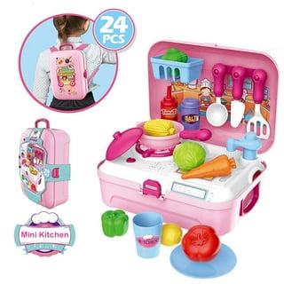 24Pcs Pretend Makeup Toys for Girls Pretend Play Cosmetic Beauty