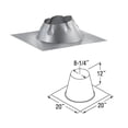 thumbnail image 2 of M & G Duravent 6DT-FF 6 Inch  Dura Vent Duratech Flashing  Flat Roof  Galvanized  Storm Collar Not Included, 2 of 2