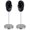 Black, variant on CIYISON Flexible Left Right Ear Simulation for Earring Showcase Jewelry Display Stand