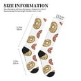 thumbnail image 2 of Compression Socks For Women And Men - Simple Donut Print Compression Socks Circulation For Workout, 2 of 2