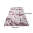 thumbnail image 3 of Tuvgenk Area Rugs Washable House Rug Rectangular 8×10in Purple Floor Mats, 3 of 5