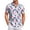 Red, variant on JULMCOMO Hawaiian Shirt for Men Tropical Print Collared Short Sleeve Casual Button Down Shirt Summer Beach Vacation Tees with Chest Pocket Blue 3XL