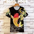 thumbnail image 5 of Ropa de calle para hombre, camisetas, tops, músculos, gimnasio, motocicleta, camisetas ajustadas para hombre, venta al por mayor, moda suelta, música, 5xl, 5 of 5