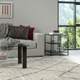 thumbnail image 5 of Evelyn&Zoe Winthrop 20" Wide Square Side Table with Metal Shelves in Blackened Bronze, 5 of 7