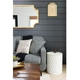 thumbnail image 4 of Signature Design by Ashley Polly Geometric Honeycomb Indoor & Outdoor Accent Stool, White, 4 of 5
