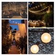 thumbnail image 5 of 100ft Outdoor String Lights G50 Globe - White Pearl Bulbs with White Cord - Patio Deck Wedding Party Decor, 5 of 7