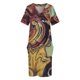thumbnail image 4 of Vestido de bolsillo suelto Pozo Narrativo, vestido morado, vestidos de mujer, vestido de lujo para embarazadas, vestidos formales para ocasiones especiales., 4 of 7