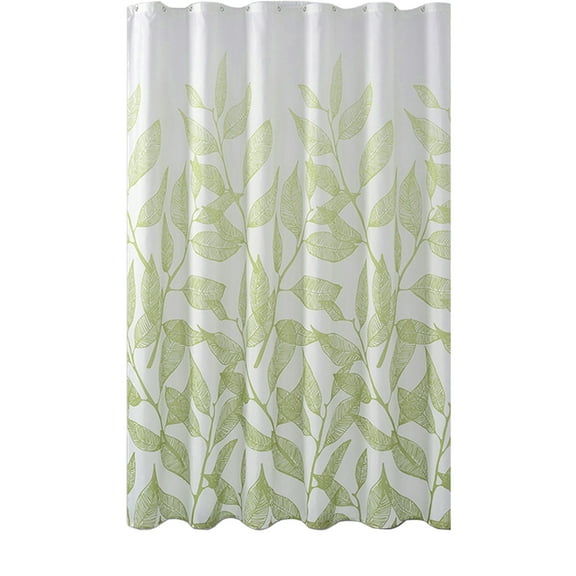 Hiroekza Shower Curtain Liner Antimicrobial Mold Mildew Resistant EVA Material Waterproof Washable Fabric for Bathroom Dorm Hotel Spa 31.5x78.7in Green