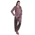 thumbnail image 2 of Moomaya Pajama Shorts With Pockets For Women Printed Sleepwear Pajama Nightdress, 2 of 6