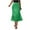 AA-01-Mint Green, variant on Mermaid Satin Midi Skirt for Women Elegant Silk High Waisted Work Skirts Cocktail Party Long Skirt Mint Green S
