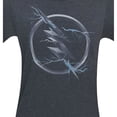 thumbnail image 2 of Flash Zoom Symbol Charcoal Men's T-Shirt-XLarge, 2 of 4