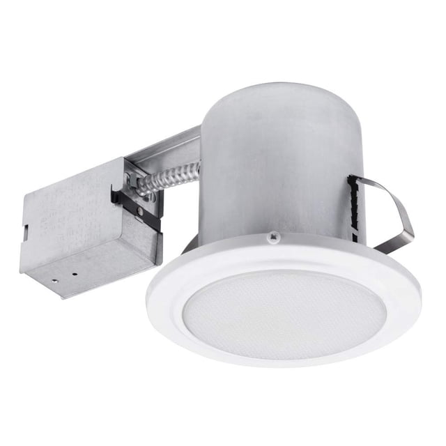 Globe Electric 90036 Recessed Lighting, 1 Pack, White Round (5 Inch), Bulb Not Included