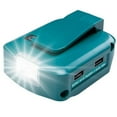 thumbnail image 2 of MT45 14.4V / 18V Li-on Battery Dual USB Port With LED Light Spotlight Outdoor Flashlight For Makita Batteries, 2 of 8