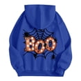 thumbnail image 5 of KAUOD Kids Girls Halloween Fleece Hoodies Cute Pumpkin Graphic Pullover Hoodie Sweatshirts Thick Warm Long Sleeve Tops Clothes, 5 of 6